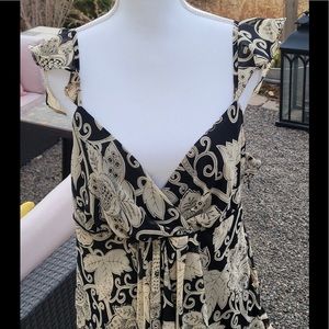 Bandolino Flutter Cap Sleeve boho top 14